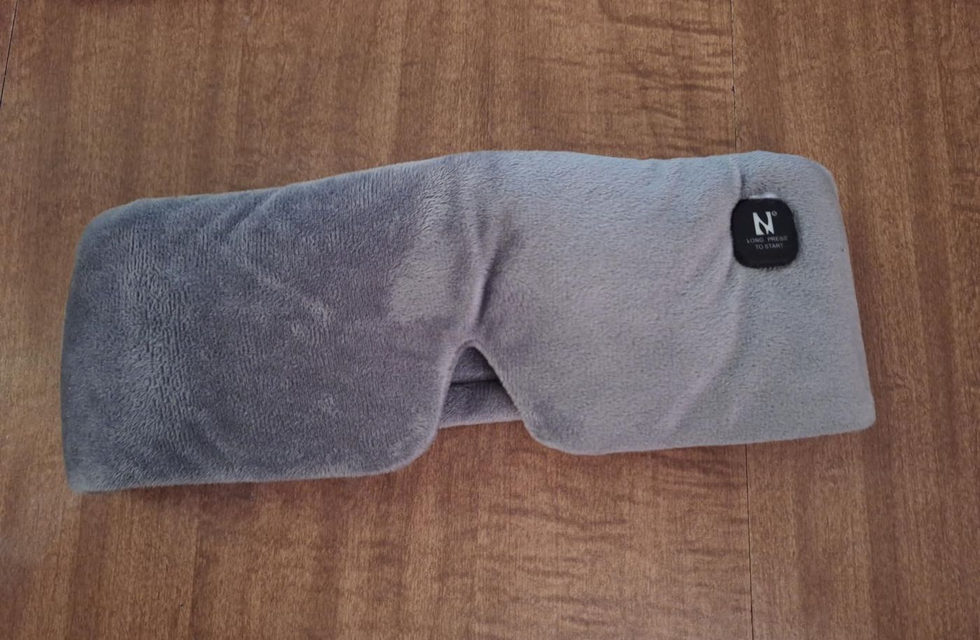 Customer photo: the cordless mask on a table